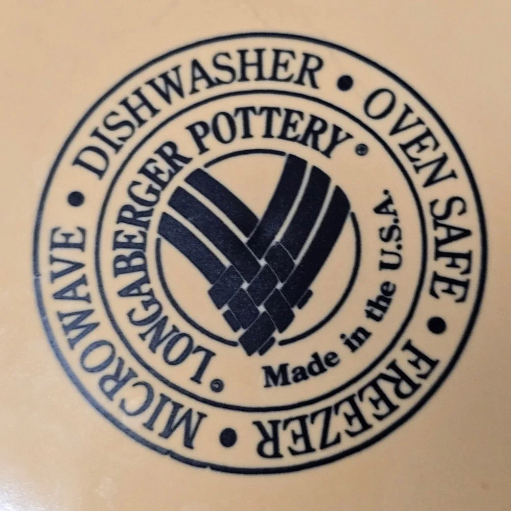 Longaberger pottery woven